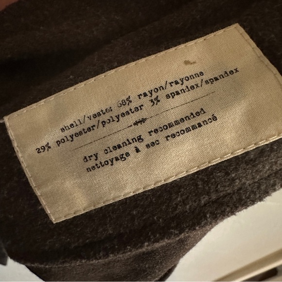 Anthropologie Cartonnier Felix Brown Felted Blazer - Picture 8 of 8